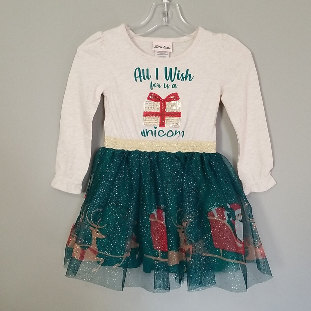 Christmas / Holiday dress 3t Little Lass
